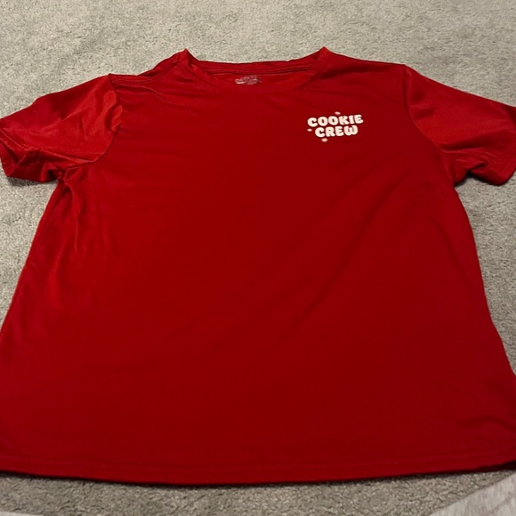 Wondershop Red Cookie Crew Kids Pj Tee and Christmas socks - Picture 2 of 11